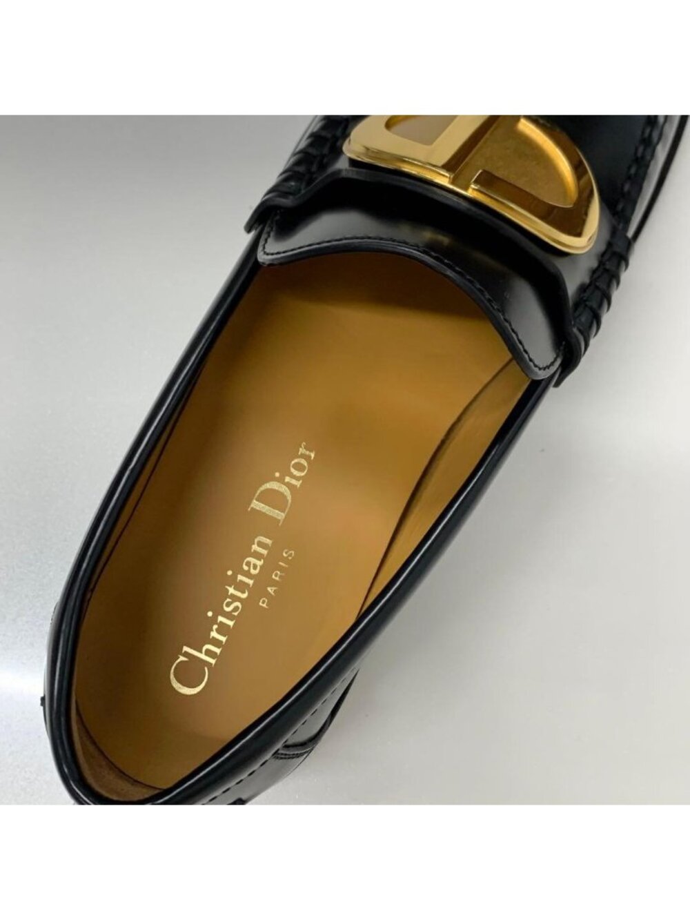 Dior Forever CD Logo Plate Loafers - Picture 7 of 9